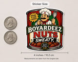 Boyardeez Nuts Sticker | Funny Parody Label Decal