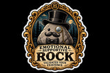 Emotional Supportive Rock Sticker | Gentleman Mental Health Decal