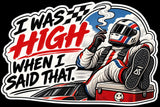 Talladega Nights Racing Sticker | Funny Quote, Waterproof Vinyl (4" Wide)