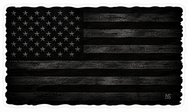 Dark American Flag Sticker