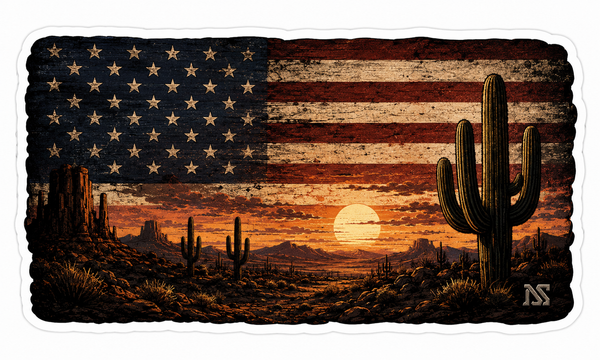 Desert Flag Sticker