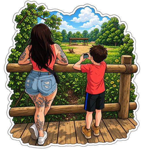 Real NickSlaps custom photo sticker example