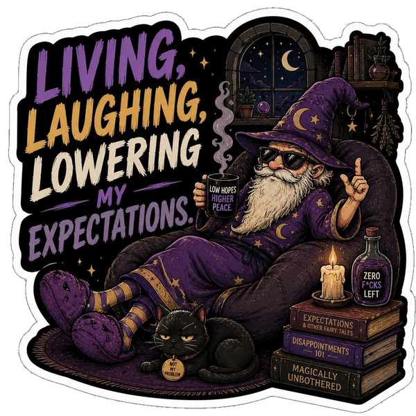 Living Laughing sticker