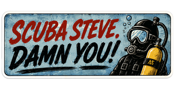 Scuba Steve sticker